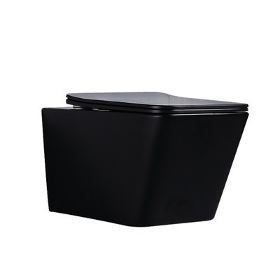 8cm Woon Compact de Muur Vierkant Hotel van Muurhung toilet black flush for 2x4