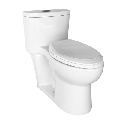 Van de het Toiletkom van het porselein Amerikaanse Standaard Enige Stuk Witte WC 1.28GPF