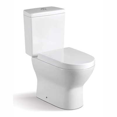 Dubbele Gelijke tweedelige ronde toilet Hoogste Gelijke Knoop voor Kleine Badkamerss
