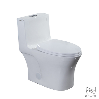 Het Amerikaanse Standard 1-Stuk begrenste Toilet met Hoogste Gelijke ruwe binnen Knoop 12“