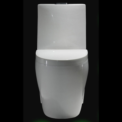 26 het“ één stuk begrenste dubbele Ceramische Lange het Toiletkommen van de toilet Gelijke Klep