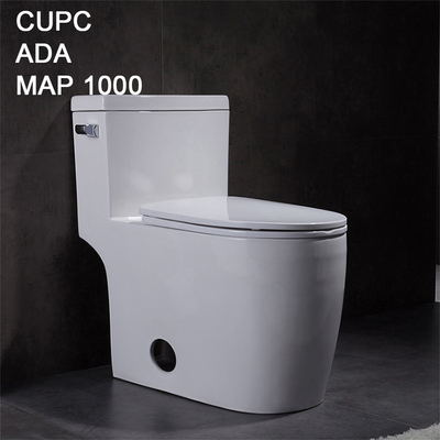 1 van het de Hoogtetoilet van het stuk Compacte Verlengde Comfort Geïntegreerde WC van de de Ladenkastsifon