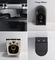 Zette de porselein Ééndelige Naadloze Muur Verlengde Toilet Zwarte Kleur op