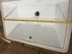 Atmosferische Verglaasde Glasada bathroom sink without faucet