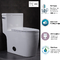 Naadloos CUPC-van de Tanksiphonic van het Toilet Enige Stuk Gelijk de Ladenkast Gelijk Systeem