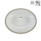 De witte Moderne Ovale Ceramische 15 Duim van Ada Bathroom Sinks Undermount Trough