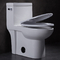 Dubbel Gelijk Verlengd Ééndelig Toilet met het Zachte Sluiten Seat 1.28gpf/4.8lpf