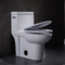 1 één stuk Verlengd Toilet 15“ de Sifon Naadloos Porselein van Hoogte Ceramisch WC